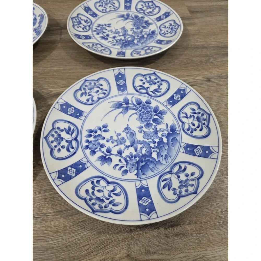VTG Andrea By Sadek JAPAN Blue & White Floral 12